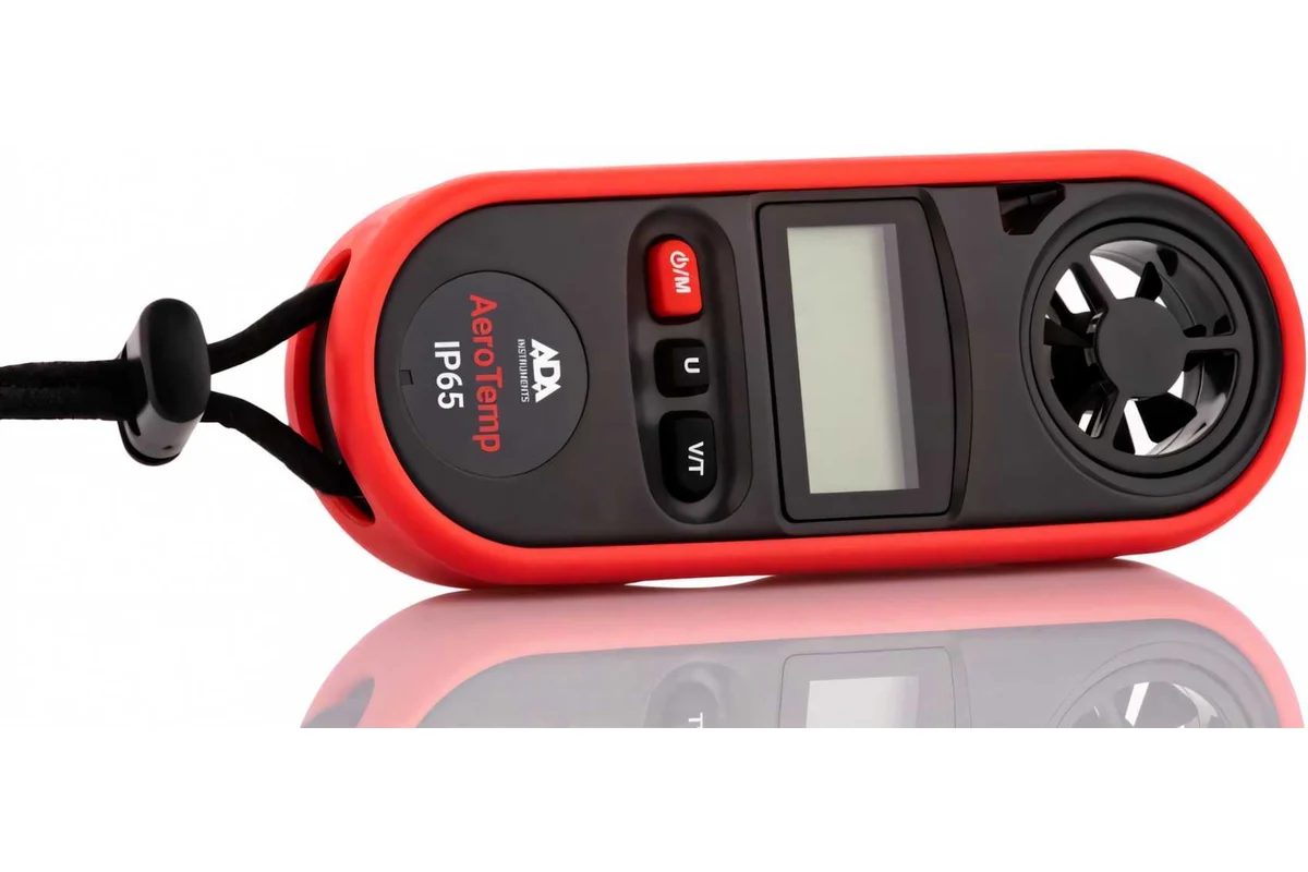 Анемометр ADA AeroTemp IP65, -10 до +45 °С, 0.7 до 30 м/с — изображение 2
