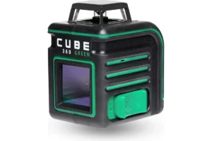 Лазерный уровень ADA CUBE 360 GREEN, 40 м, с приемником 70 м, 2 луча