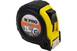 Рулетка WIPRO, 7.5 м х 25 мм, АБС-пластик