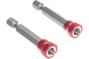 Бита с магнитной насадкой PН2, 2 шт, 50 мм, 1/4, Quadro Torsion