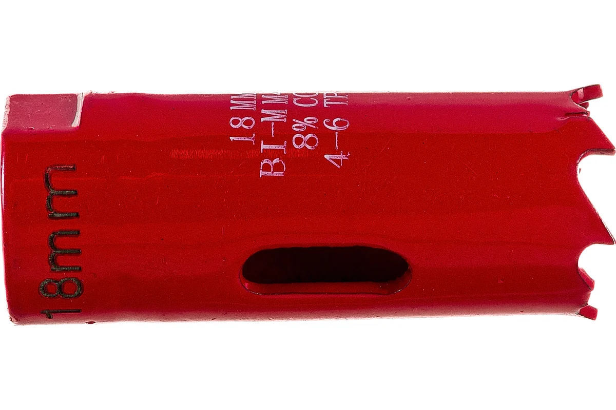 Коронка биметаллическая, М42 Cobalt 8%, 18 мм, Pilorama