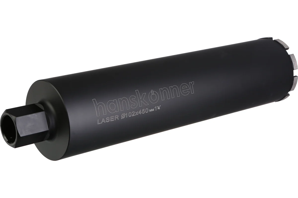 Коронка алмазная по железобетону, 102 мм, 1 1/4" , L=450мм — изображение 3
