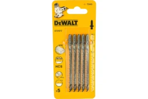 Пилки для лобзика по дереву, 5 шт. DEWALT