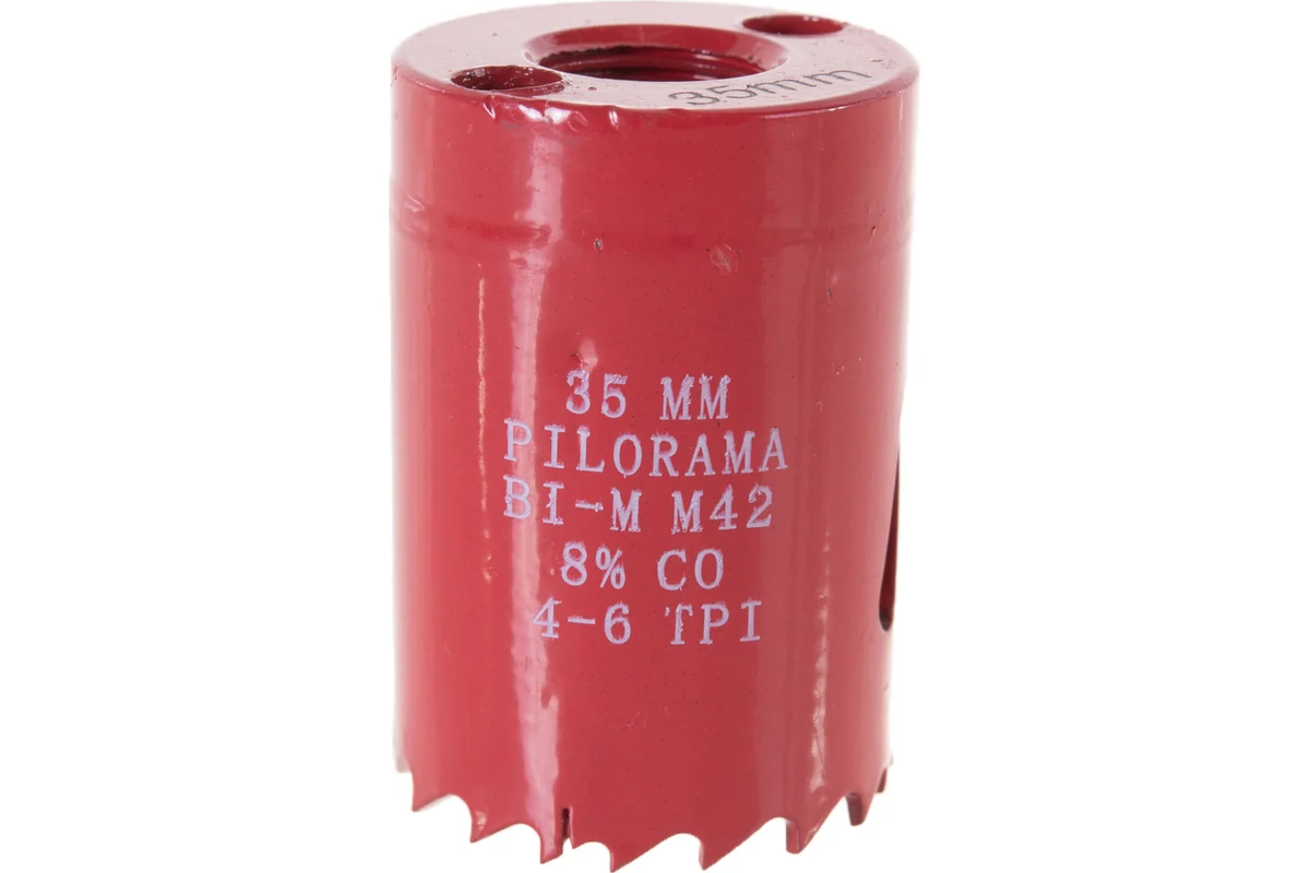Коронка биметаллическая, М42 Cobalt 8%, 35 мм, Pilorama — изображение 2