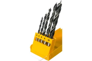 Набор сверл DEWALT по дереву, 4-10 мм, 5 шт.