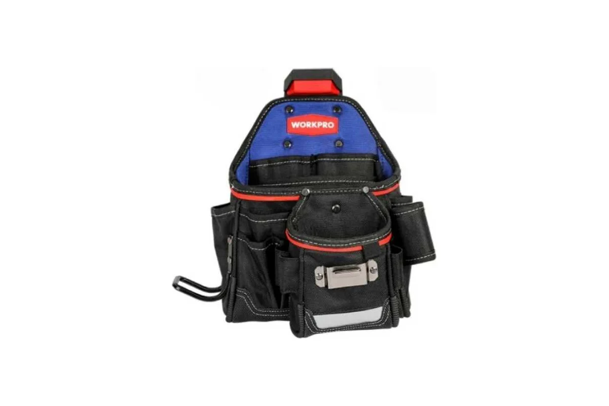 Сумка подрядчика поясная PRO на клипсе, 335x230x310 мм