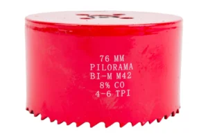 Коронка биметаллическая, М42 Cobalt 8%, 76 мм, Pilorama