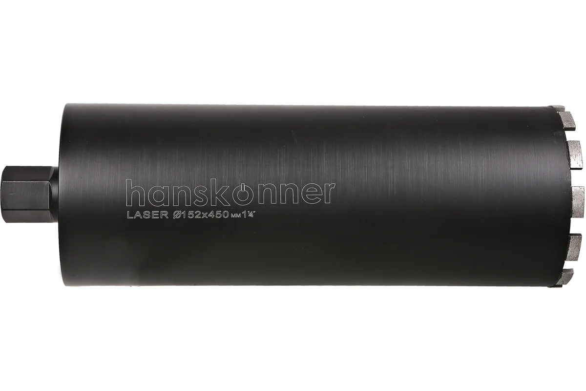 Коронка алмазная по железобетону 152 мм, 1 1/4" , L=450мм