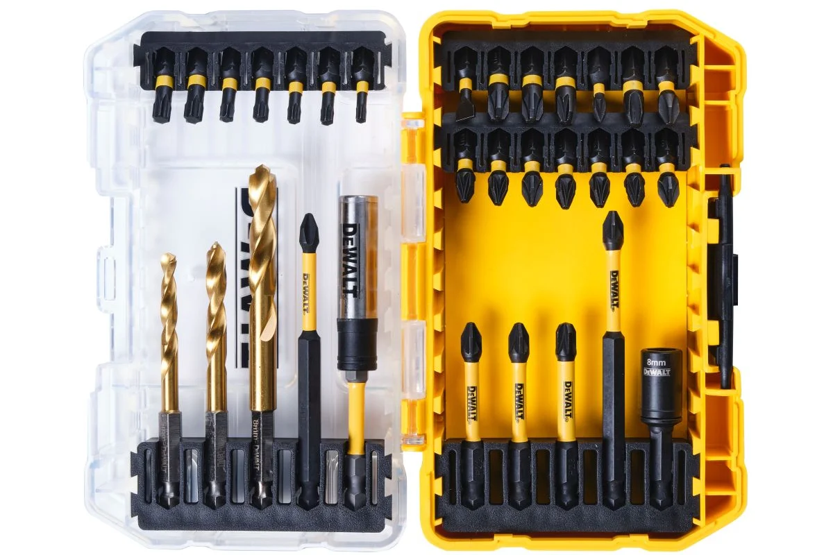 Набор бит, насадок и сверл в кейсе DEWALT, FLEXTORQ 31 предмет — изображение 2
