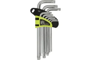 Набор длинных ключей, Armero, TORX, 9 шт.