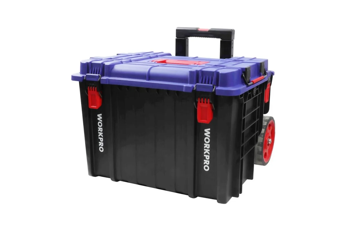 Тележка с пластиковым ящиком с крышкой, 560х425х500