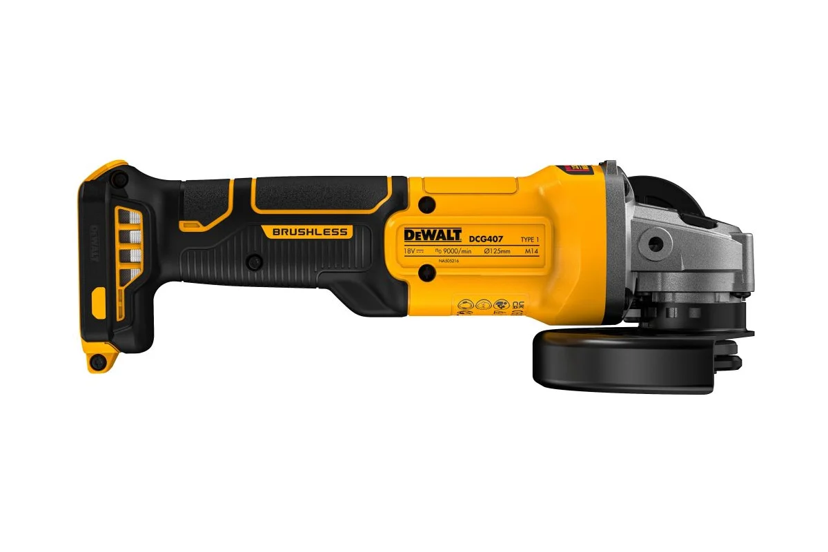 Угловая шлифмашина 18 В, 125мм, без АКБ и З/У, DEWALT, DCG407N — изображение 3