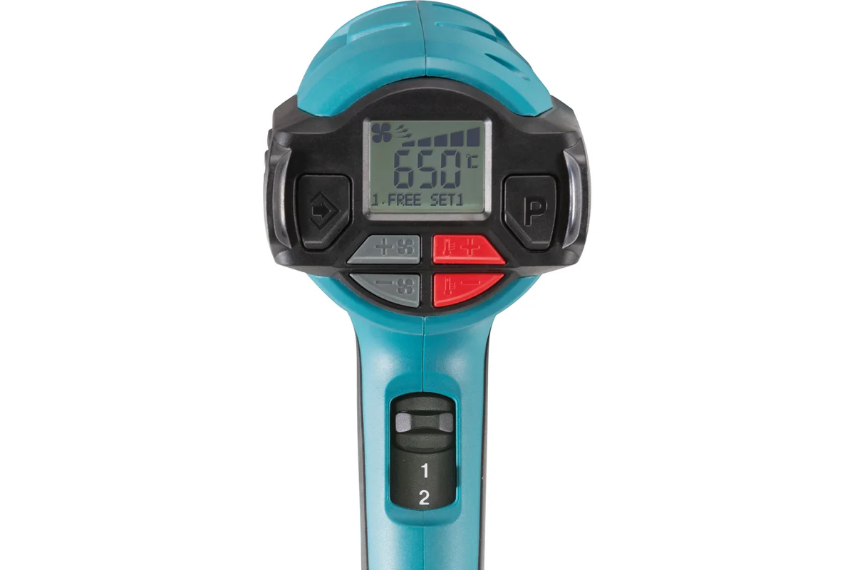 Фен технический 2000 Вт, 220 В, 50-650 °С, MAKITA, HG6531CK — изображение 2