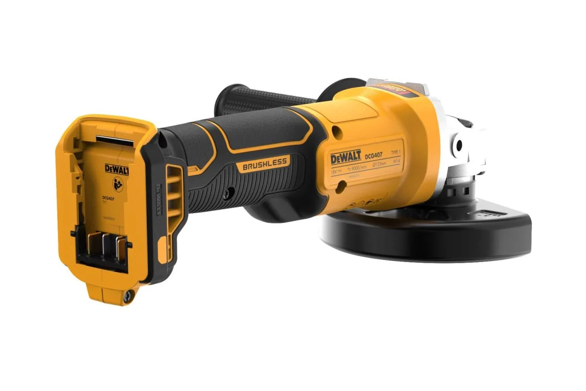 Угловая шлифмашина 18 В, 125мм, без АКБ и З/У, DEWALT, DCG407N — изображение 2