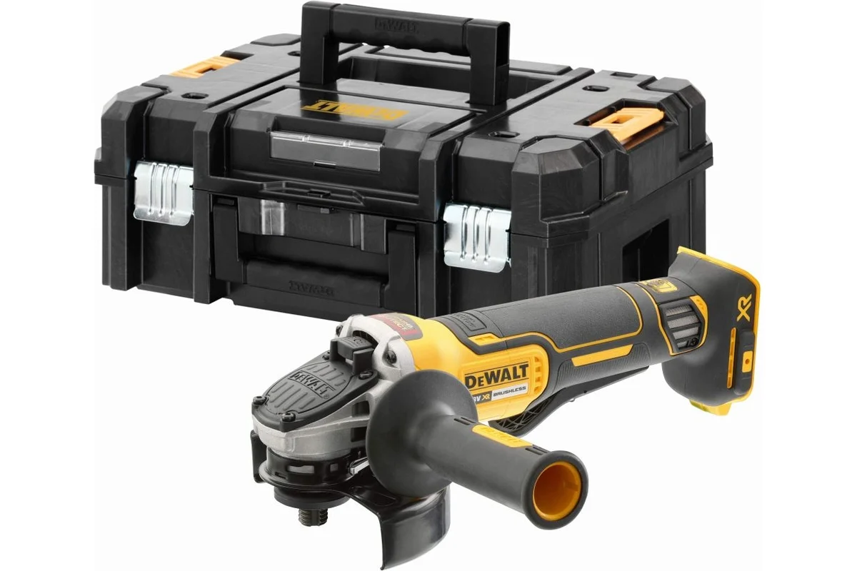 Угловая шлифмашина 18 В, 125 мм, без АКБ и З/У, DEWALT, DCG406NT-XJ