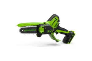Цепная пила мини 24 В, шина 15 см, без АКБ и З/У, Greenworks, Арт. 2008707