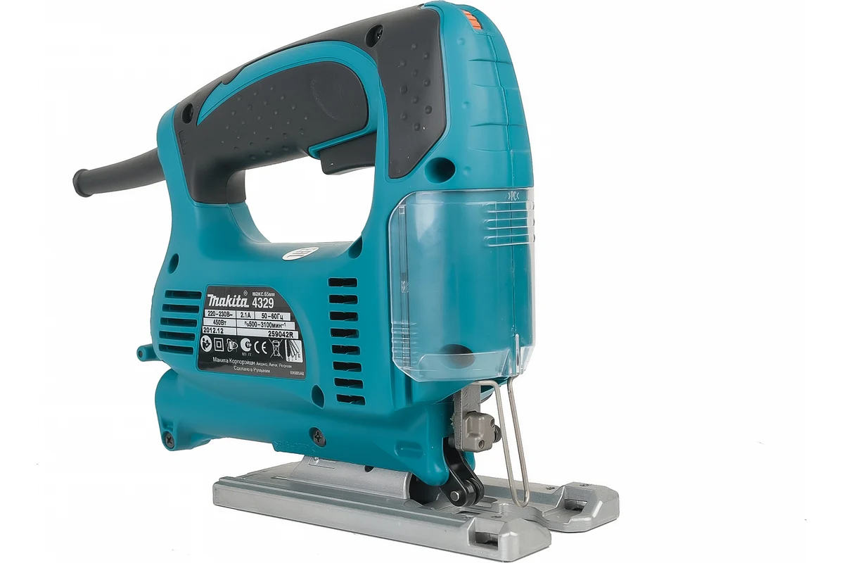 Лобзик 450 Вт, 220 В, 500-3100 ход/мин, коробка, MAKITA, 4329 — изображение 2