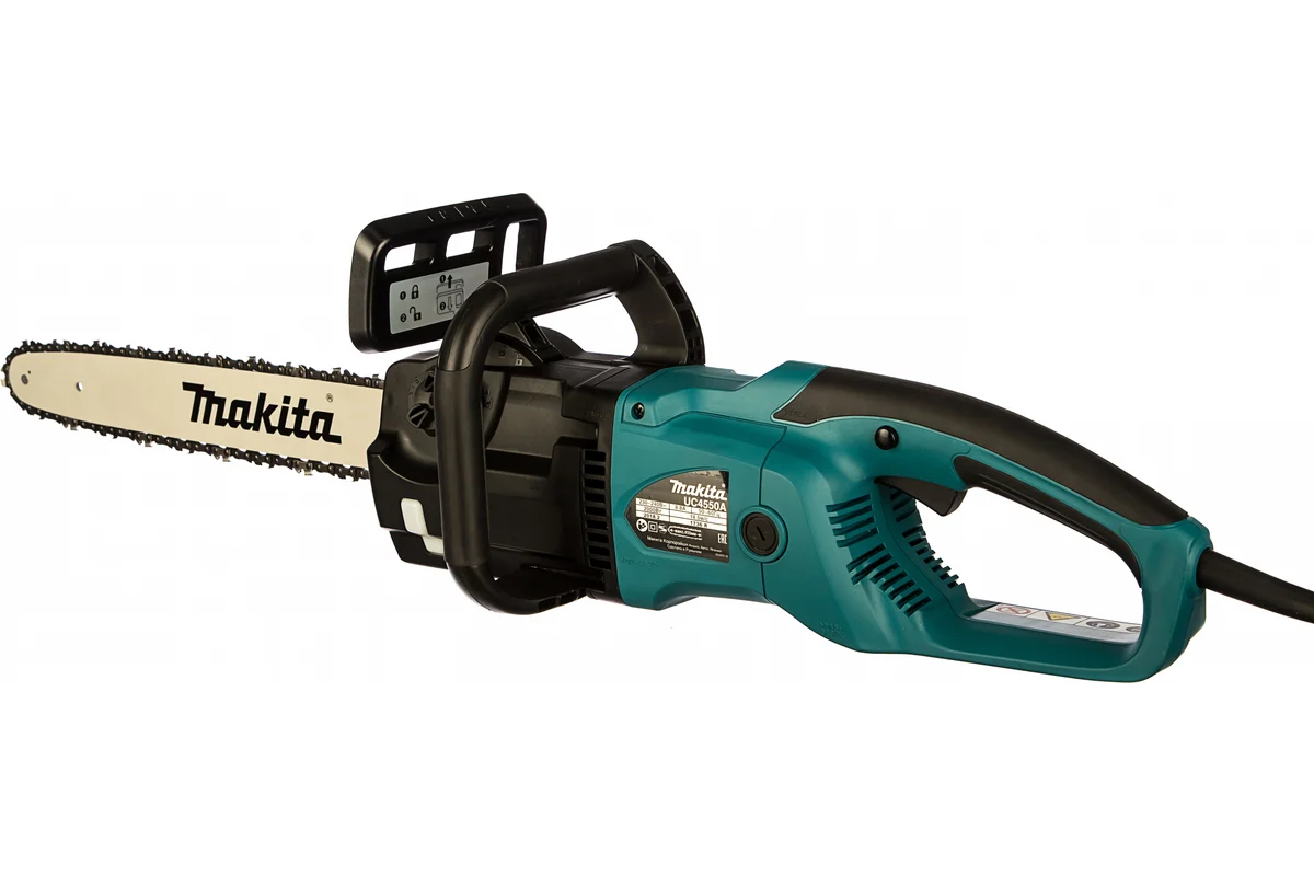 Цепная пила 2000 Вт, 220 В, шина 45 см, 14.5 м/с, MAKITA, UC4550A — изображение 2