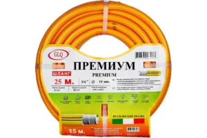 PREMIUM  25м 3/4" - пищевой 5-ти слойный противоскр. шланг с 2 видами армировки  P=12 Bar