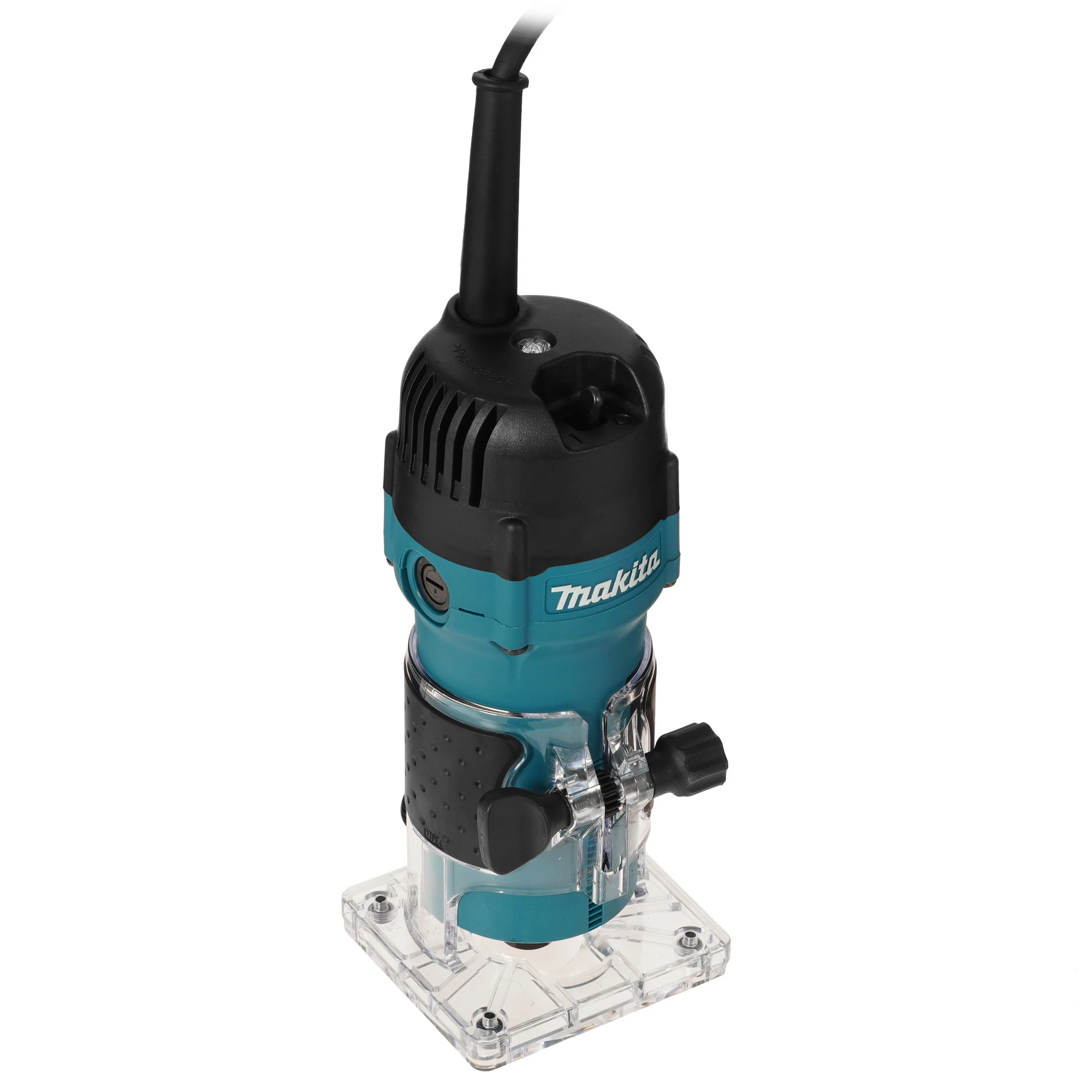 Фрезер кромочный MAKITA 530Вт, 32000об\м, цанга-6мм, плавный пуск, антирестарт ,1.5кг, кор. — изображение 3