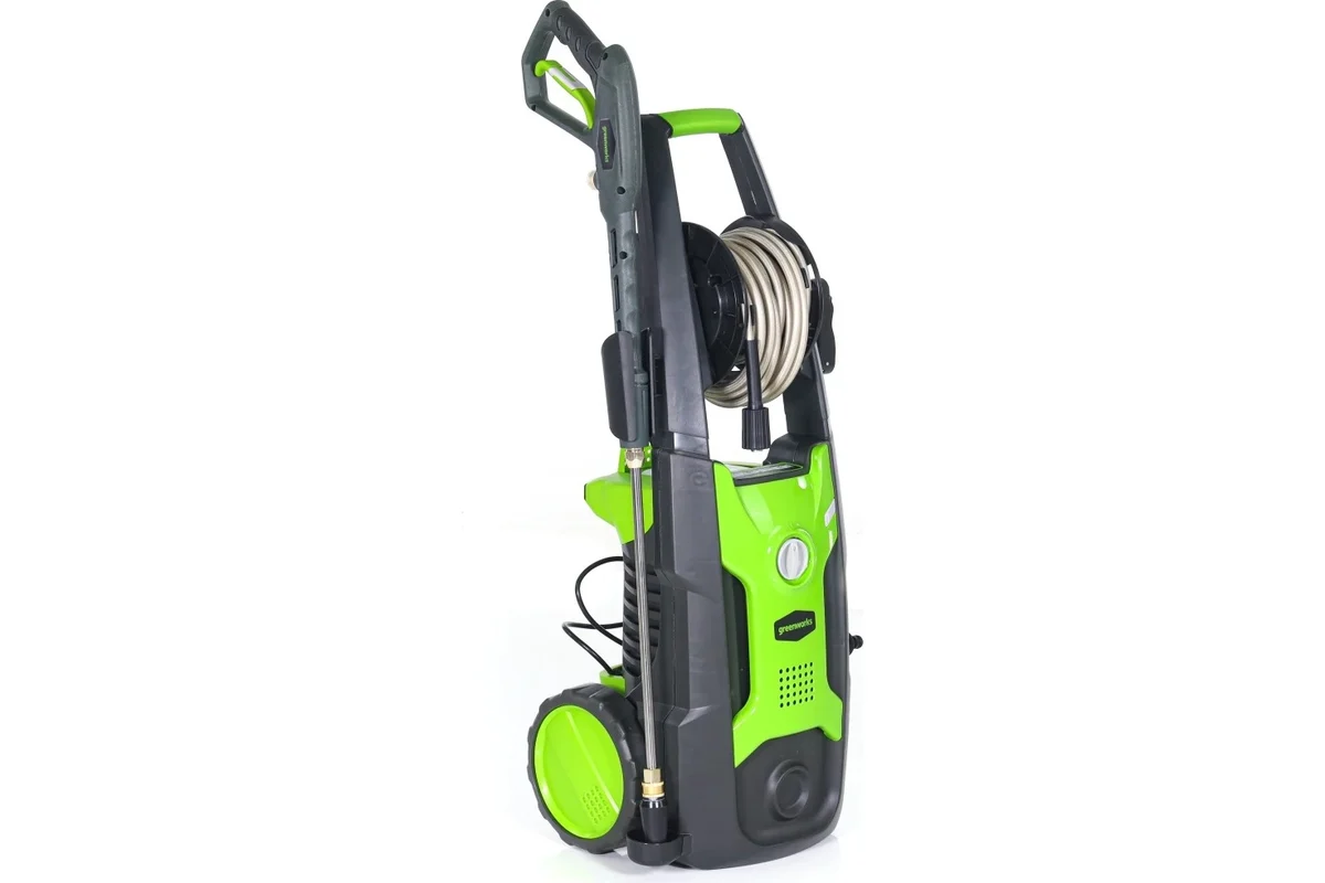 Мойка высокого давления 2000 Вт, 220 В, 140 бар, 420 л/ч, Greenworks, Арт.5106607 — изображение 2