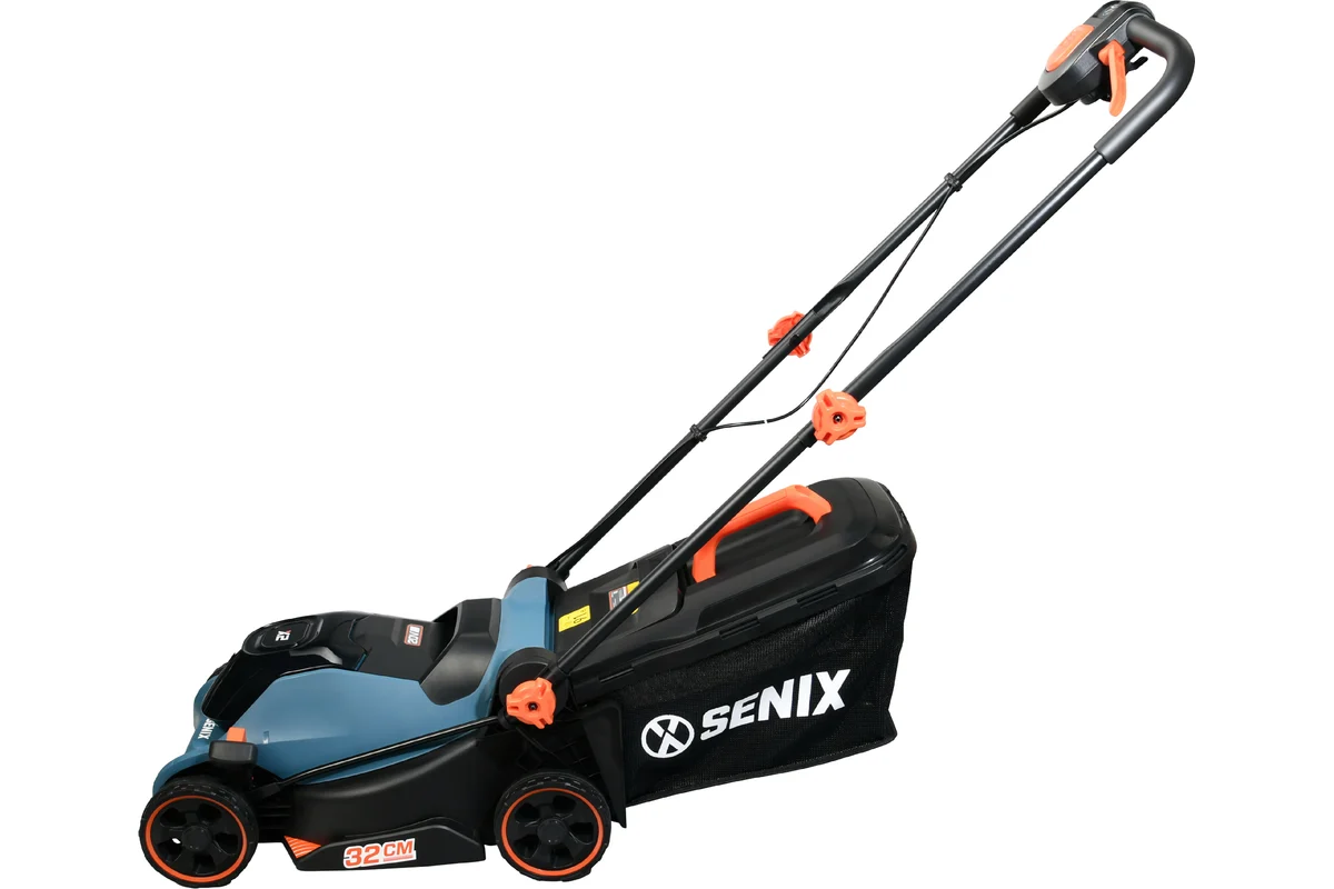 Газонокосилка SENIX LPPX2-L-EU 20 В, ширина 32 см, 35 л, 1х4 А*ч, З/У — изображение 3